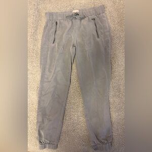 Banana Republic sz small zipper front joggers with drawstring